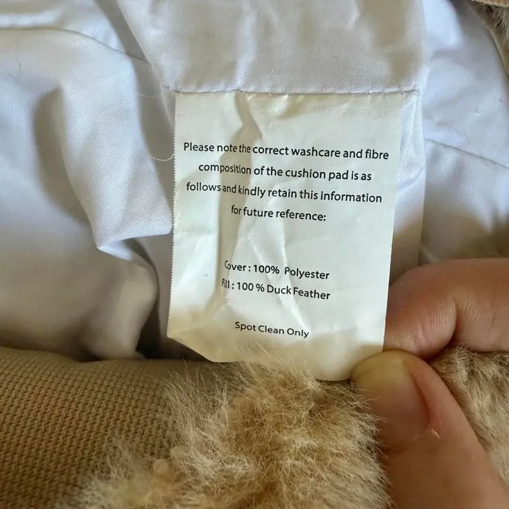 Source Unknown cream faux